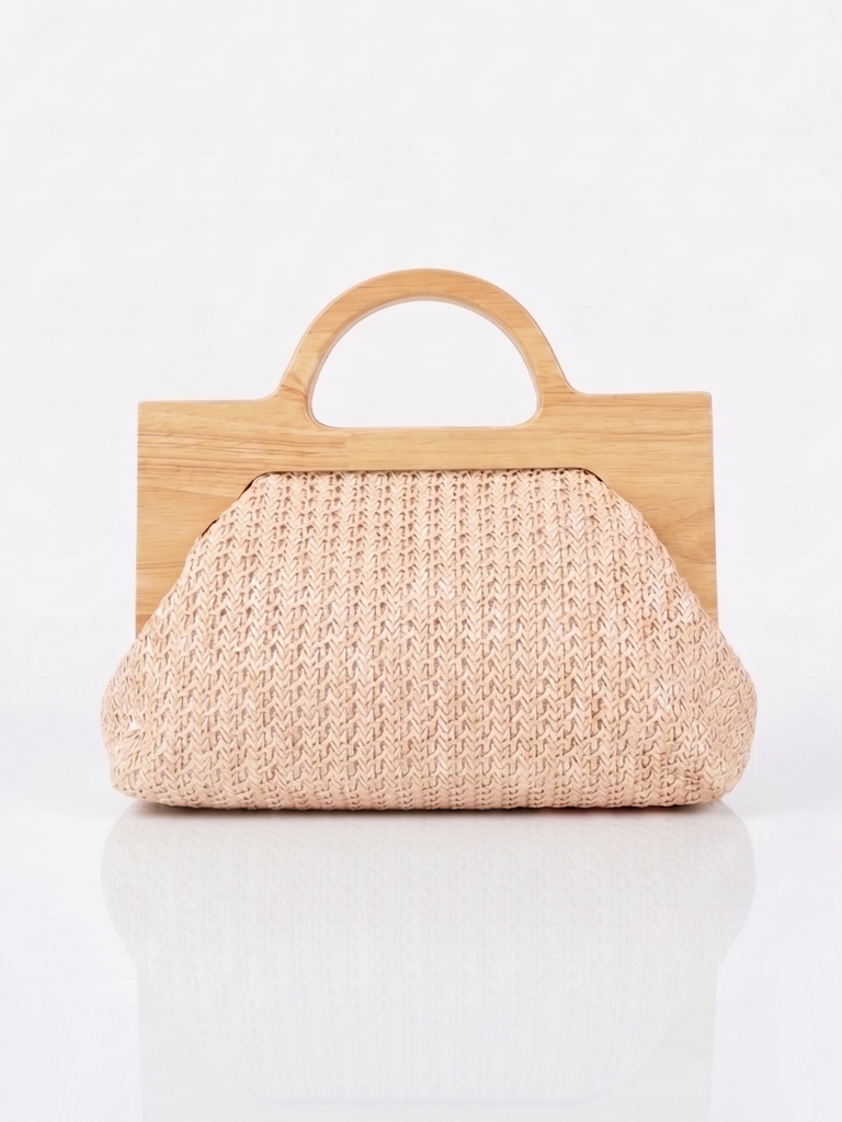 Macrame Wooden Handle bag