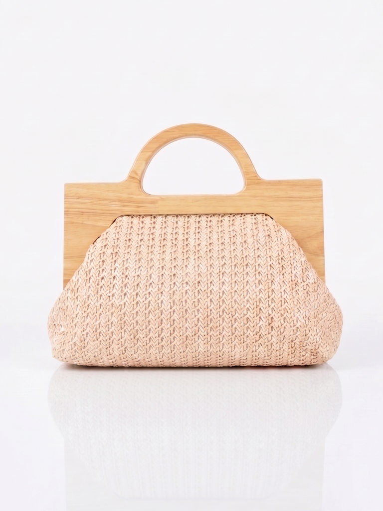 Macrame Wooden Handle bag