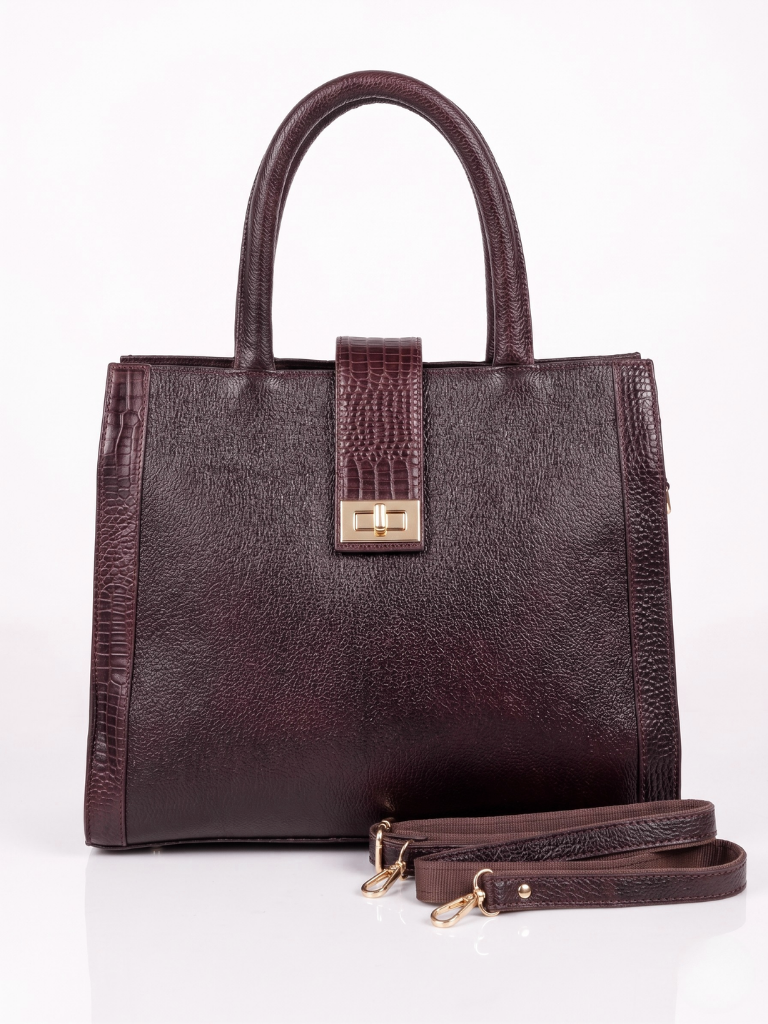 Leather Tote Handbag